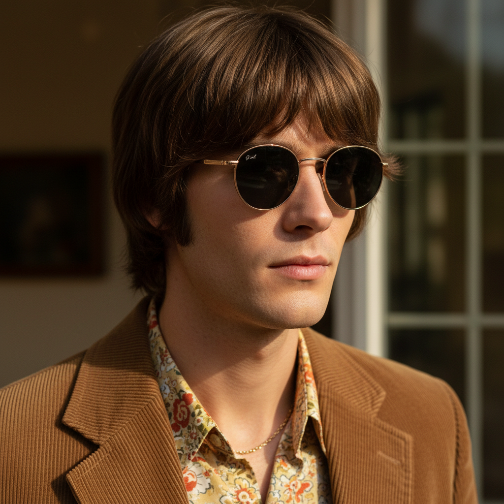 Retro 70s Male Lifestyle – Zoomed Out Slightly